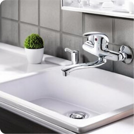 ברזים מהקיר למטבח